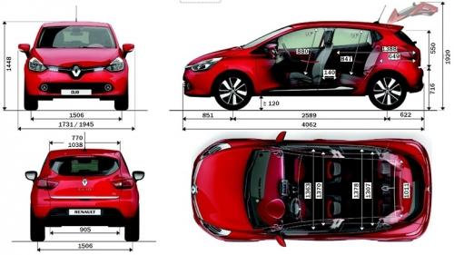 Renault Clio IV Hatchback 5d • Dane techniczne
