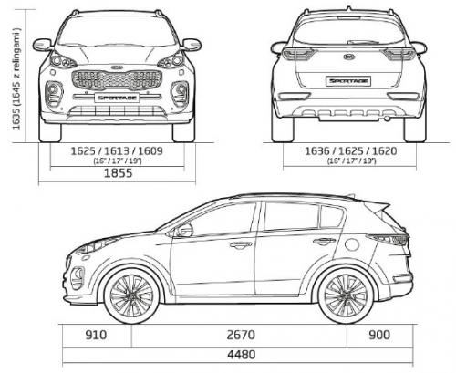 Kia Sportage IV SUV • Dane techniczne • AutoCentrum.pl