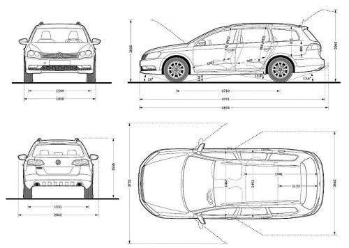 Volkswagen Passat B7 Alltrack • Dane techniczne