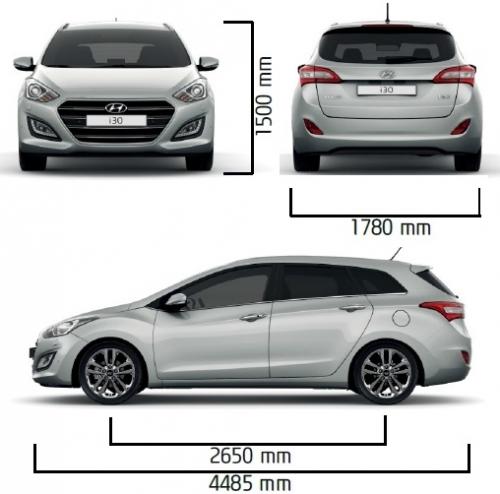 Hyundai i30 II Wagon Facelifting • Dane techniczne