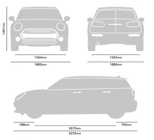 Mini Clubman Abmessungen
