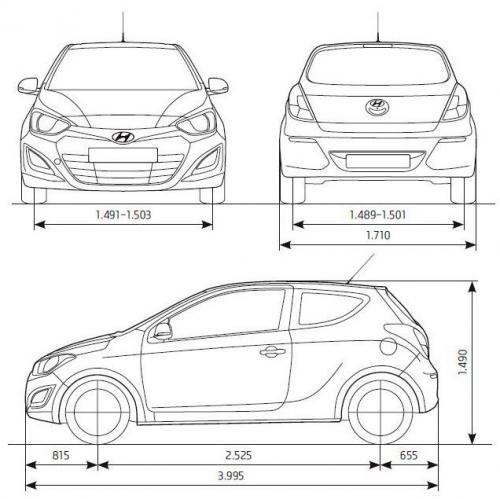 Hyundai I20 I Hatchback 3D Facelifting • Dane Techniczne • Autocentrum.pl