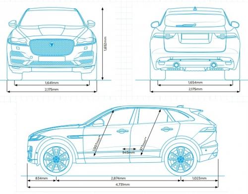 Jaguar F Pace Masse