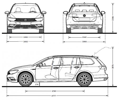 Volkswagen Passat B8 Alltrack • Dane Techniczne • Autocentrum.pl