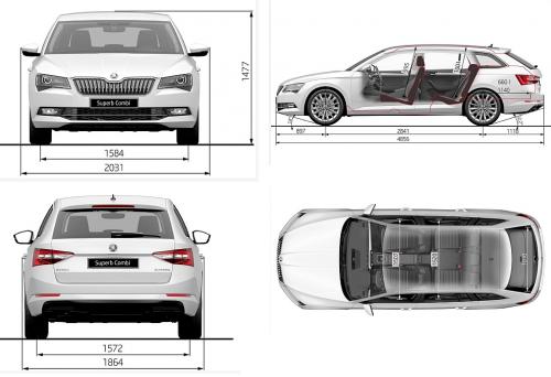 Skoda Superb Iii Kombi Dane Techniczne Autocentrum Pl