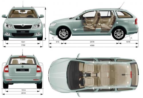 Skoda Octavia Ii Kombi Facelifting Dane Techniczne Autocentrum Pl