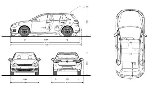 Volkswagen Golf VII Hatchback 5d Facelifting • Dane