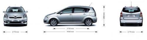 Toyota Corolla Verso II • Dane techniczne • AutoCentrum.pl