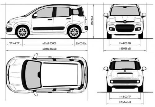 Fiat Panda III Hatchback 5d Seria 2 • Dane techniczne