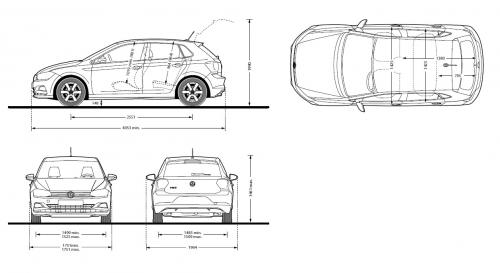 Volkswagen Polo VI Hatchback 5d • Dane techniczne