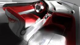 Citroen DS3 Hatchback 3D - szkic wnętrza