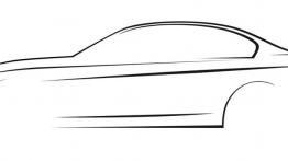 BMW serii 3 - model F30 - szkic auta
