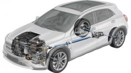 Mercedes GLA (2014) - schemat konstrukcyjny auta