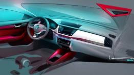 Skoda Fabia III Hatchback (2015) - szkic wnętrza