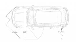 Mercedes-AMG CLA 45 Shooting Brake (X117) - szkic auta - wymiary