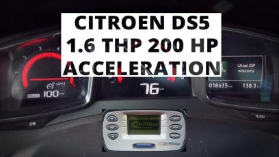 Citroen DS5 1.6 THP 200 KM - acceleration 0-100 km/h
