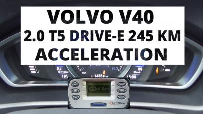 Volvo V40 2.0 T5 Drive-E 245 KM - przyspieszenie 0-100 km/h
