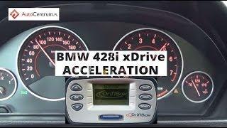 BMW 428i on wet - acceleration 0-100 km/h