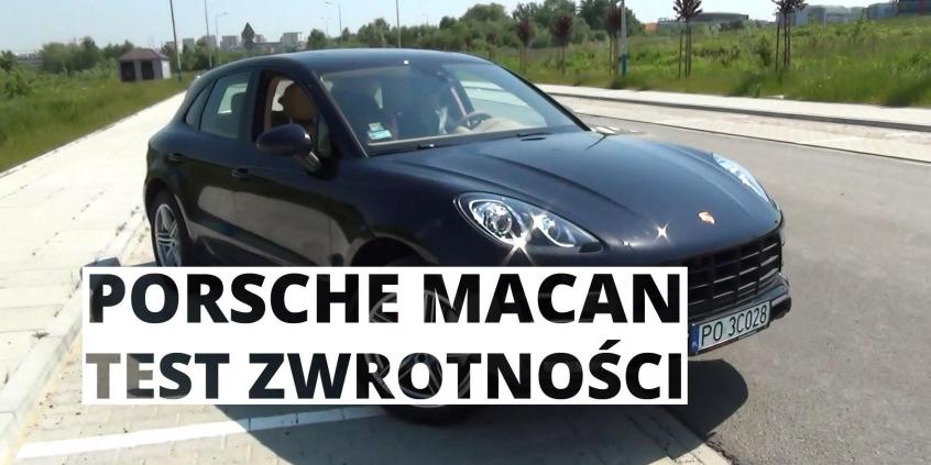 Porsche Macan Turbo - test zawracania
