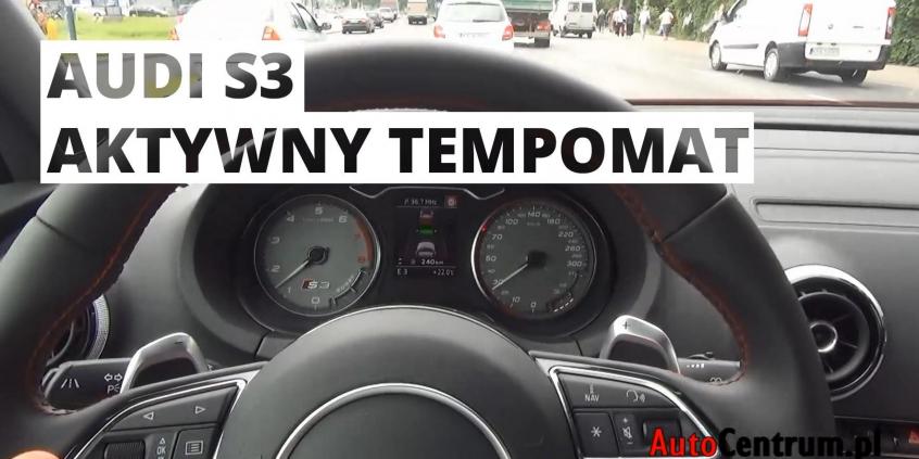 Audi S3 Limousine - działanie aktywnego tempomatu