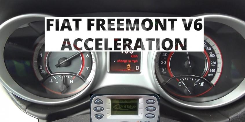 Fiat Freemont 3.6 V6 280 KM - acceleration 0-100 km/h