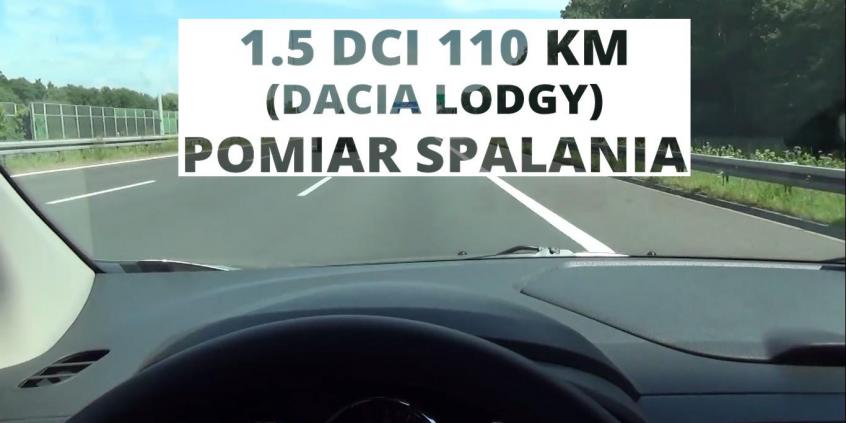 Dacia Lodgy 1.5 dCi 110 KM - pomiar spalania