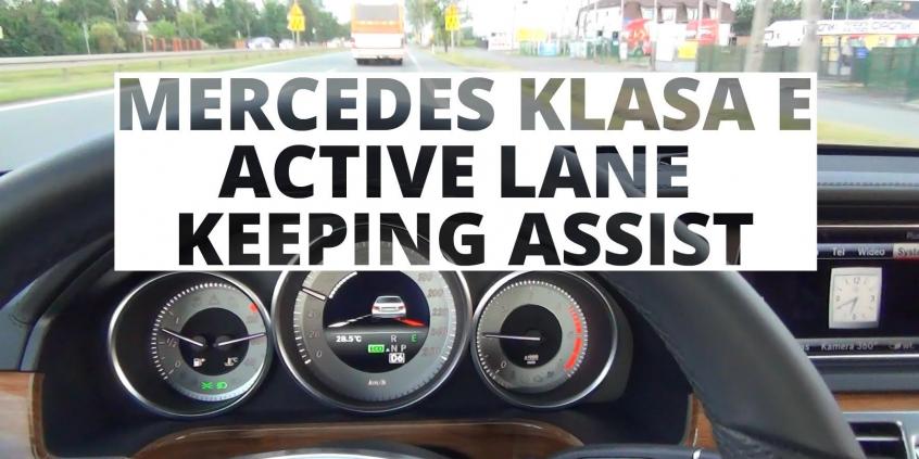 Mercedes-Benz Klasy E - system Active Lane Keeping Assist