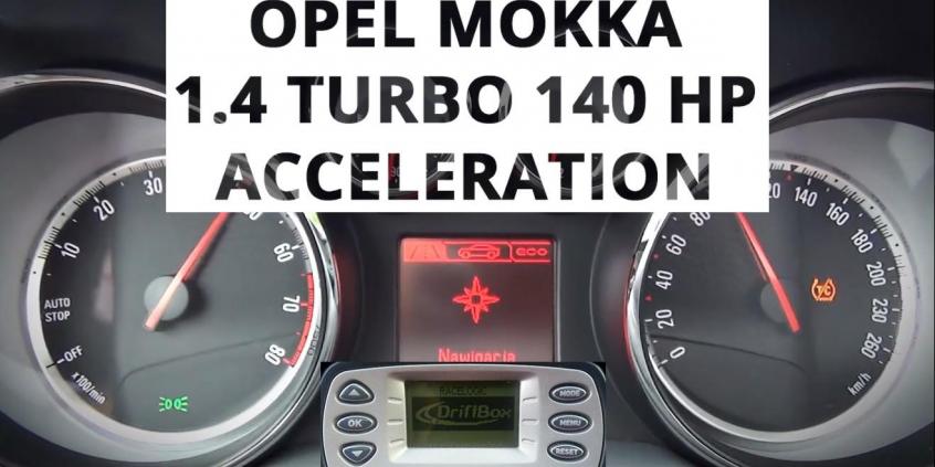 Opel Mokka 1.4 Turbo 140 KM - acceleration 0-100 km/h