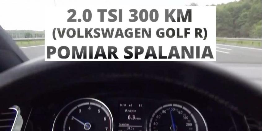 Volkswagen Golf R 2.0 TSI 300 KM - pomiar spalania