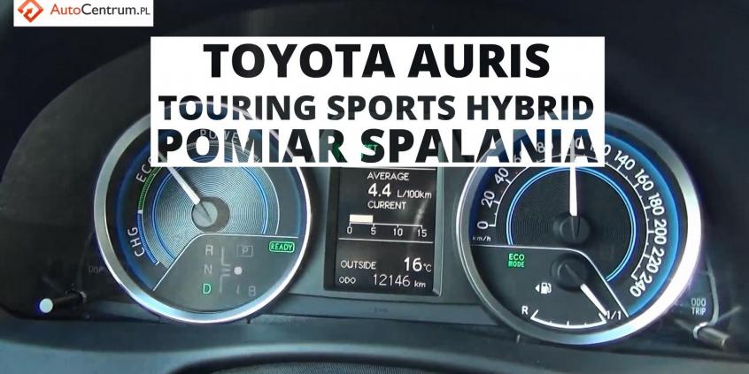 Toyota Auris Touring Sports Hybrid - pomiar spalania
