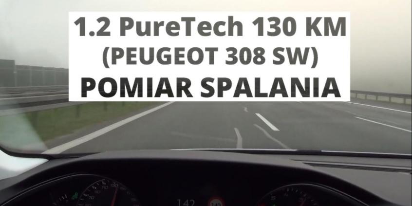 Peugeot 308 SW 1.2 PureTech 130 KM - pomiar spalania