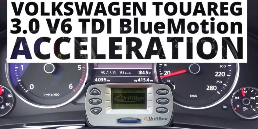 Volkswagen Touareg 3.0 V6 TDI 262 KM (AT) – przyspieszenie 0-100 km/h