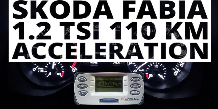 Skoda Fabia III 1.2 TSI 110 KM (AT) - przyspieszenie 0-100 km/h 