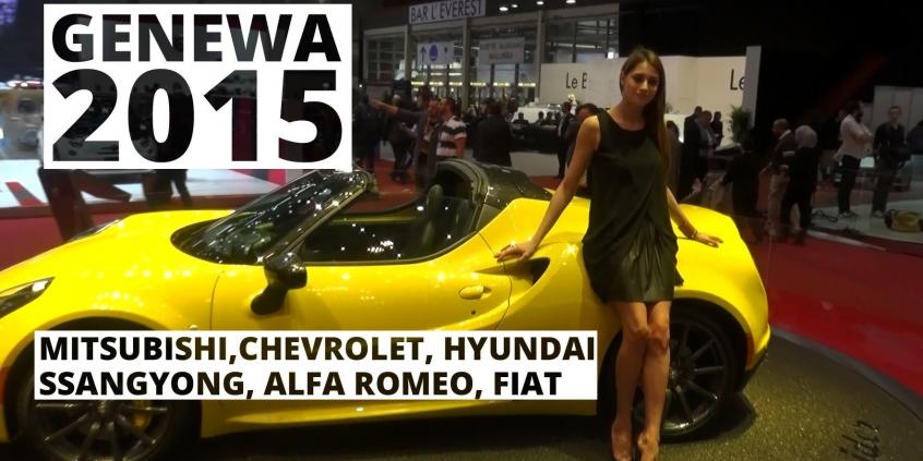 Genewa 2015 - Mitsubishi, Chevrolet, Hyundai, SsangYong, Alfa Romeo, Fiat 