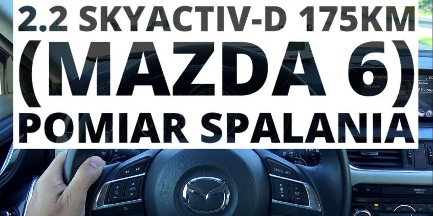 Mazda 6 2.2 Skyactiv-D i-ELOOP 175 KM 4X4 (AT) - pomiar spalania 