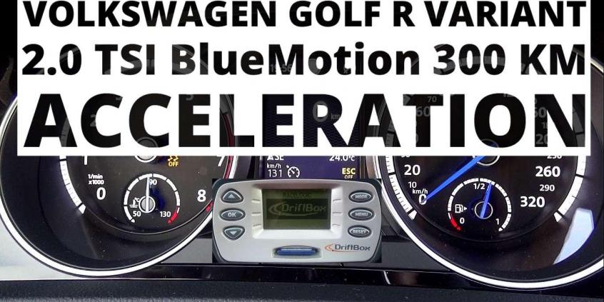 Volkswagen Golf R Variant 2.0 TSI 300 KM (AT) - przyspieszenie 0-100 km/h