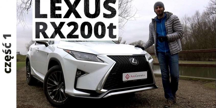 Lexus RX 200t 238 KM, 2016 - test AutoCentrum.pl