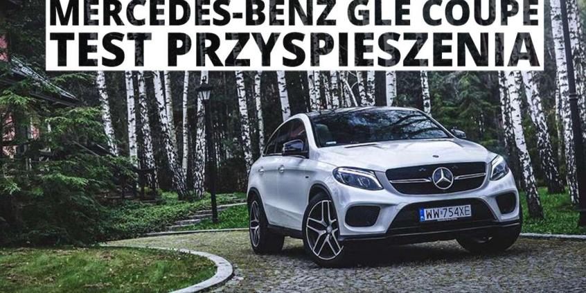 Mercedes-Benz GLE Coupe 450 AMG 3.0 V6 367 KM (AT) - przyspieszenie 0-100 km/h 