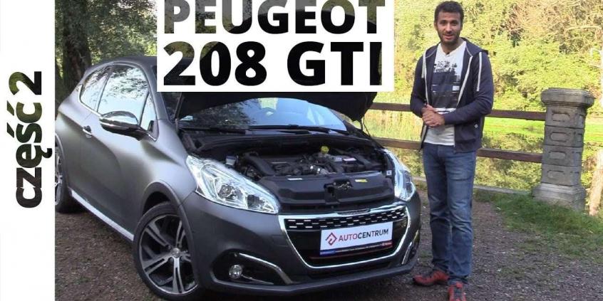 Peugeot 208 GTi 1.6 e-THP 208 KM, 2016 - techniczna część testu