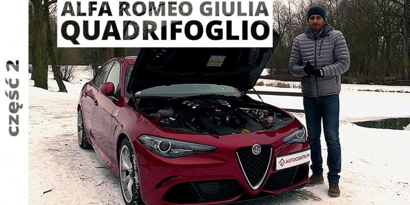 Alfa Romeo Giulia Quadrifoglio 2.9 V6 510 KM, 2017 - techniczna część testu