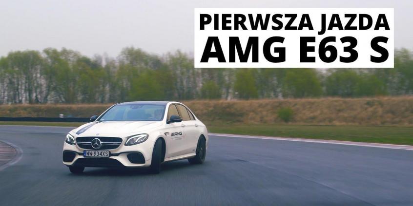 Mercedes-AMG E63 S - pierwsza jazda