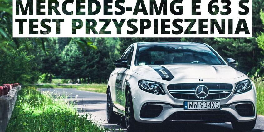 Mercedes-AMG E 63 S 4.0 V8 612 KM (AT) - przyspieszenie 0-100 km/h