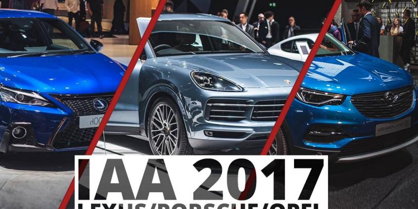 Frankfurt 2017 - Lexus, Porsche, Opel
