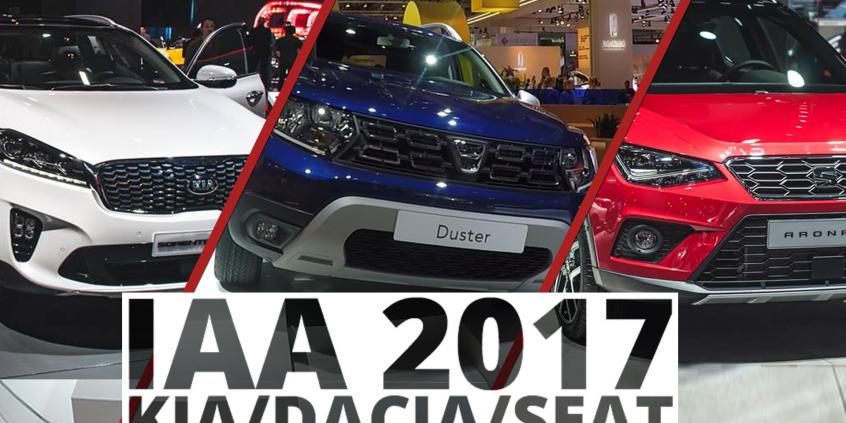 Frankfurt 2017 - Kia, Dacia, Seat