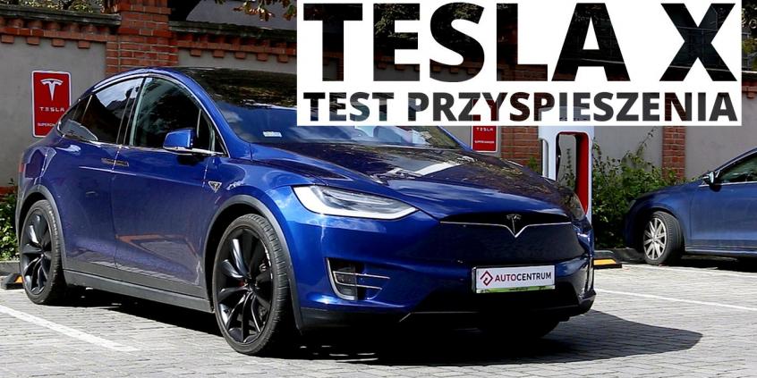 Tesla X P90D 90 kWh 463 KM - przyspieszenie 0-100 km/h