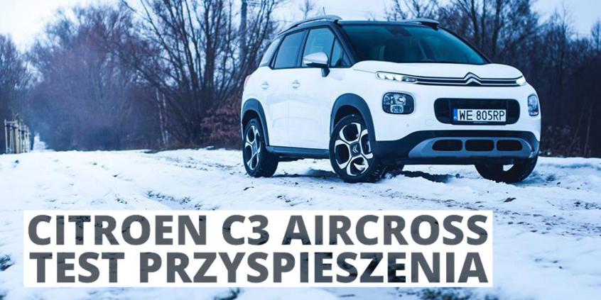 Citroen C3 Aircross 1.2 Puretech 130 Km (Mt) - Przyspieszenie 0-100 Km/H • Filmy • Autocentrum.pl