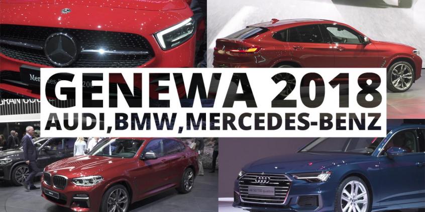 Genewa 2018 - Audi, BMW, Mercedes-Benz
