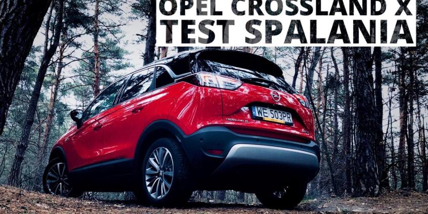 Opel Crossland X 1.2 Ecotec Turbo 110 KM (MT) - pomiar zużycia paliwa
