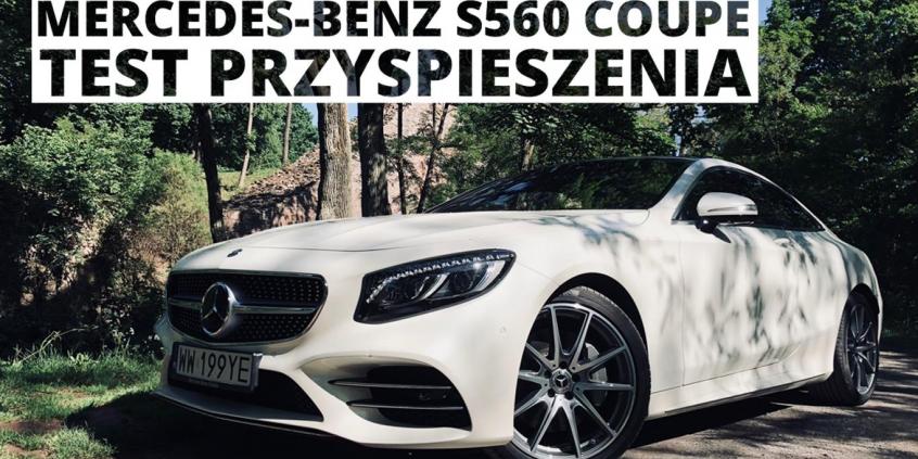 Mercedes-Benz S560 Coupe 4.0 V8 469 KM (AT) - przyspieszenie 0-100 km/h