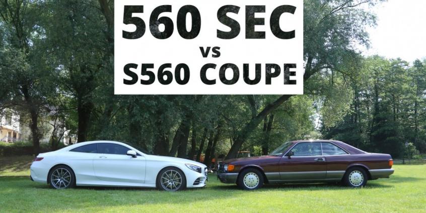 Mercedes-Benz 560 SEC kontra nowa Klasa S Coupe
